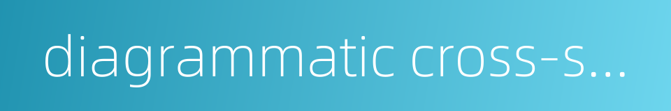 diagrammatic cross-section的同义词