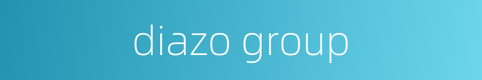 diazo group的同义词