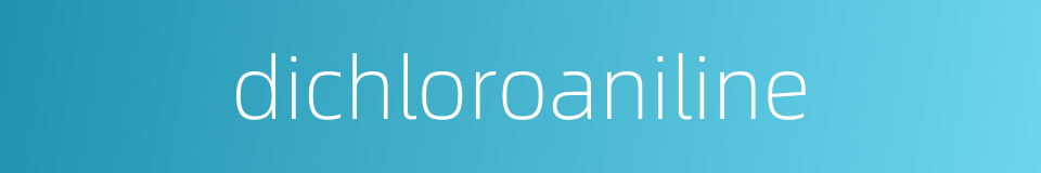 dichloroaniline的同义词
