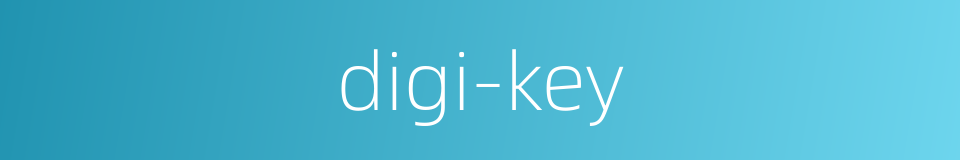 digi-key的同义词