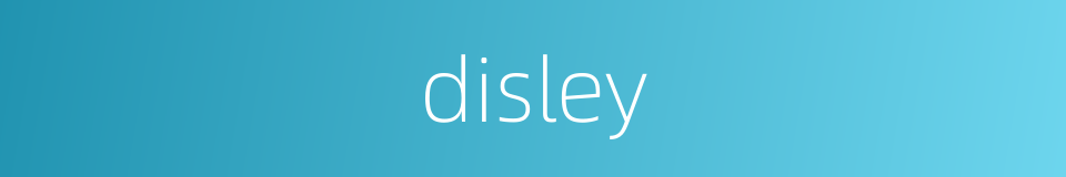 disley的同义词