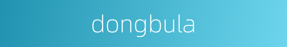 dongbula的同义词