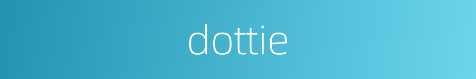 dottie的同义词