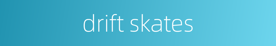 drift skates的同义词