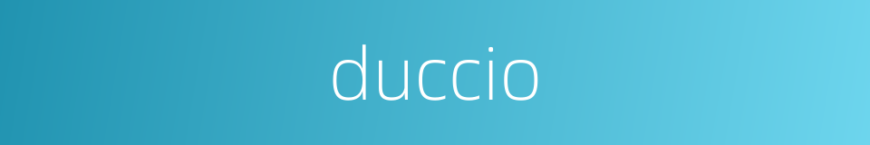 duccio的同义词