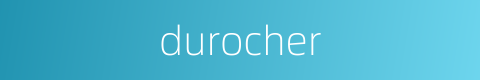 durocher的同义词