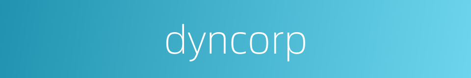 dyncorp的同义词