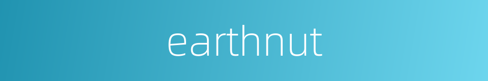 earthnut的同义词