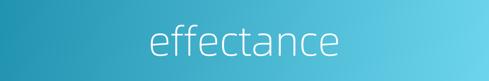 effectance的同义词