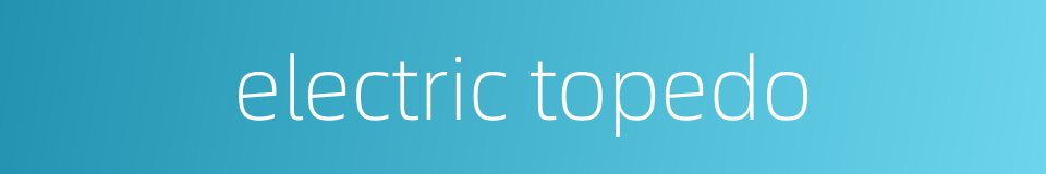 electric topedo的同义词