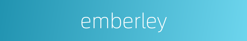 emberley的同义词