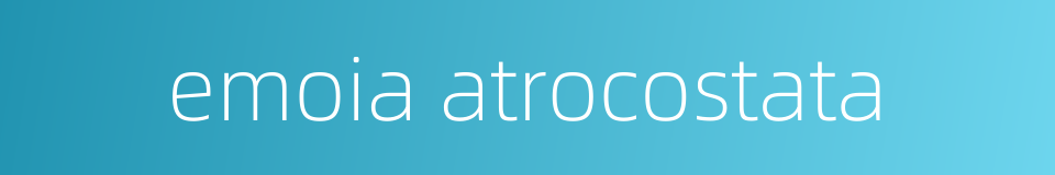emoia atrocostata的同义词