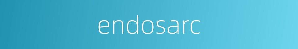 endosarc的同义词