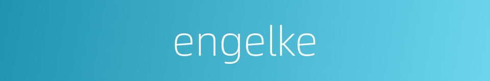 engelke的同义词