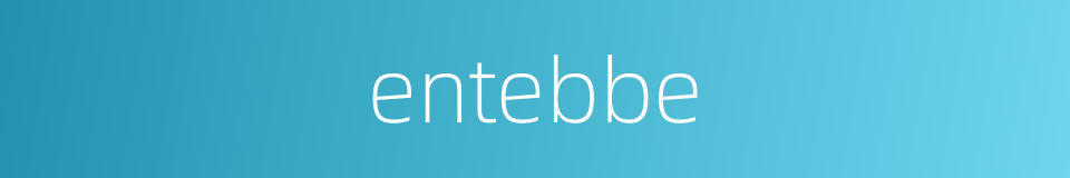 entebbe的同义词