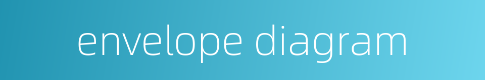 envelope diagram的同义词