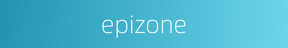 epizone的同义词