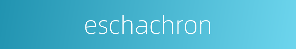 eschachron的同义词