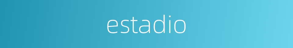 estadio的同义词