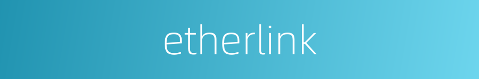 etherlink的同义词