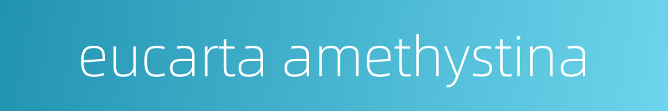 eucarta amethystina的同义词