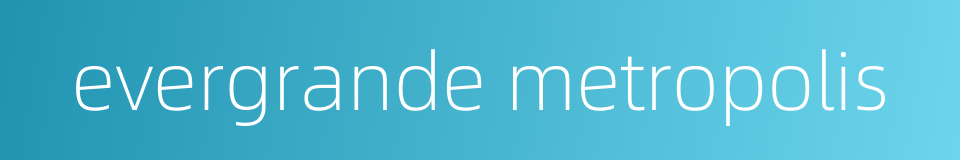 evergrande metropolis的同义词