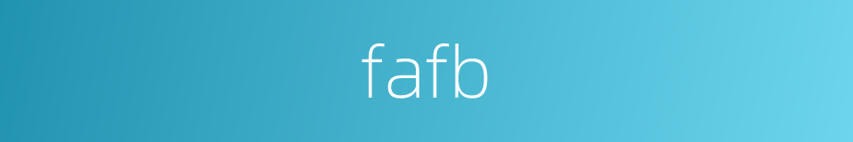 fafb的同义词