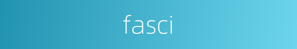 fasci的同义词