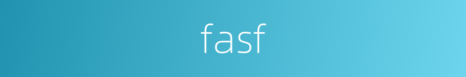 fasf的同义词