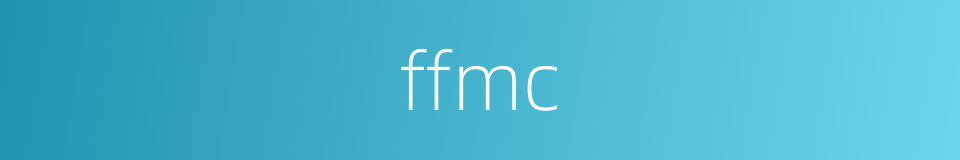 ffmc的同义词