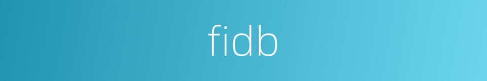 fidb的同义词