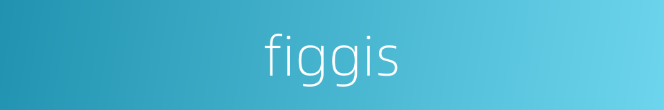 figgis的同义词