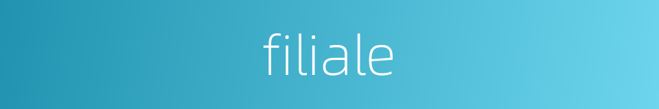 filiale的同义词