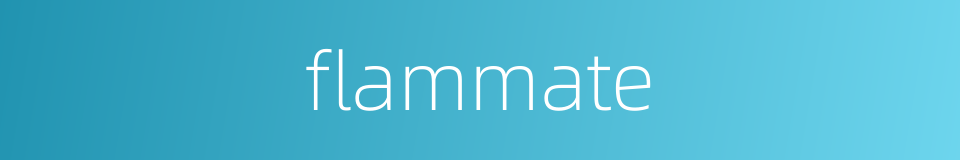 flammate的同义词