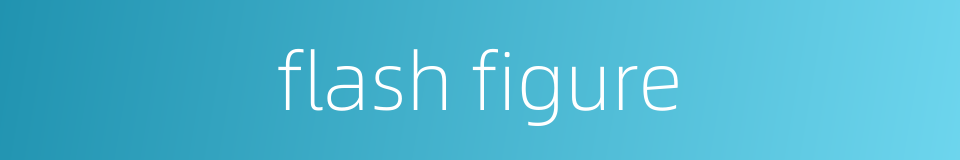 flash figure的同义词