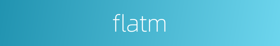 flatm的同义词