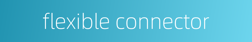 flexible connector的同义词