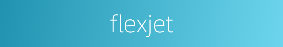 flexjet的同义词
