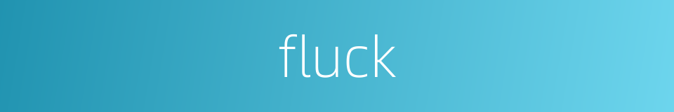 fluck的同义词