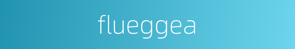 flueggea的同义词