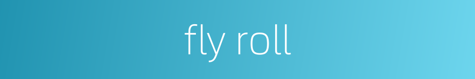 fly roll的同义词