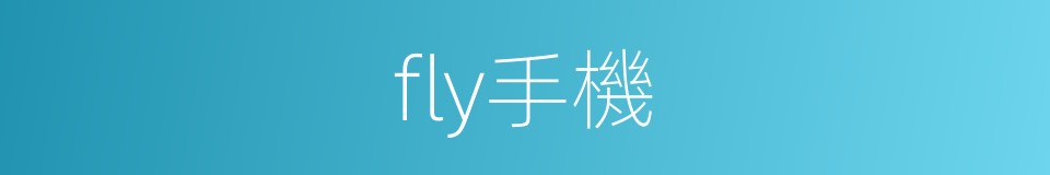 fly手機的同義詞