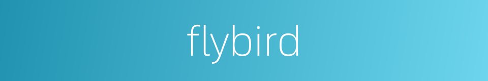 flybird的同义词