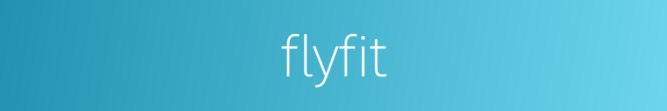 flyfit的同义词