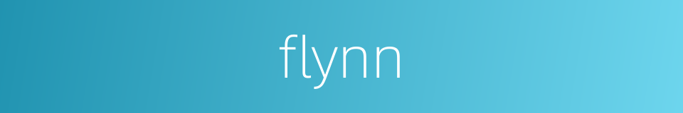 flynn的同义词