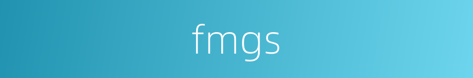 fmgs的同义词