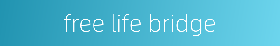 free life bridge的同义词