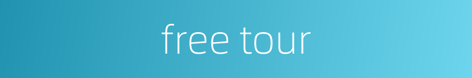 free tour的同义词