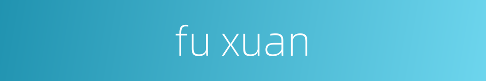 fu xuan的同义词