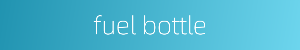fuel bottle的同义词
